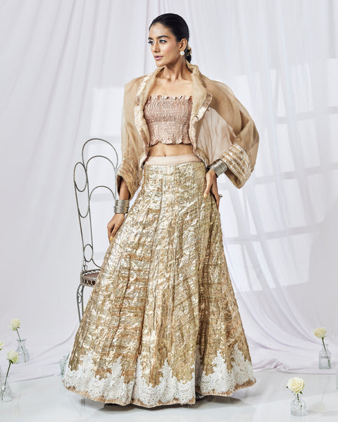 Lace Lashkara Lehenga