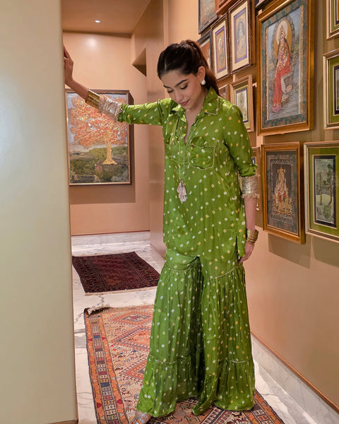 Bandhani Sharara Set