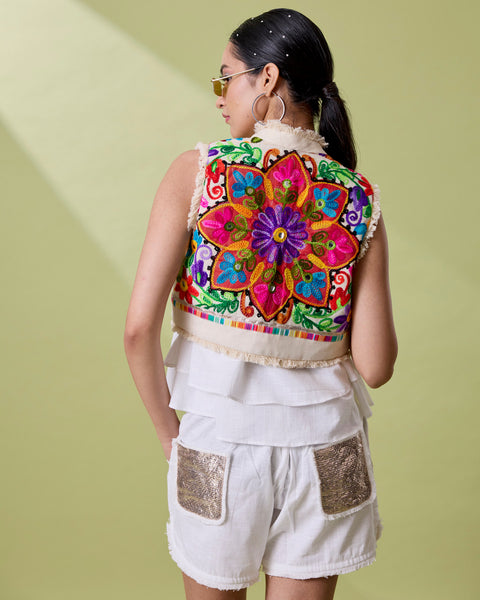 Crewl Neck Bolero