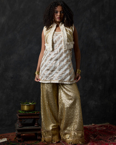 Off-White Seq. Kurta with Jashn Pant