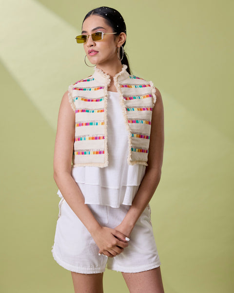 Crewl Neck Bolero