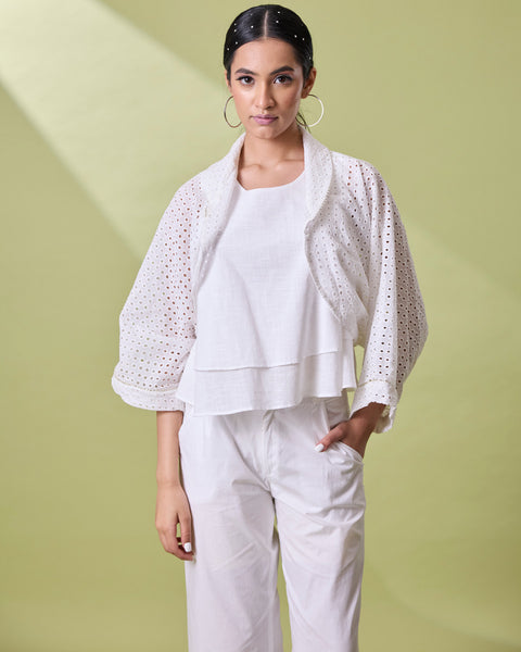 Fresh Eyelet Bolero