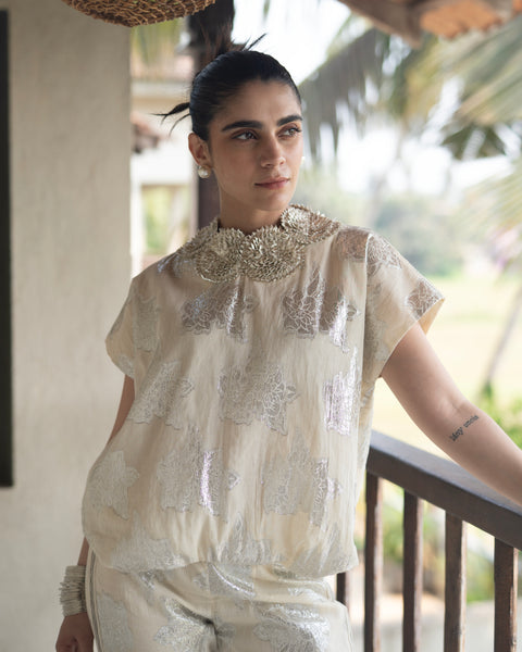 Rose Bubble Rosetta Top