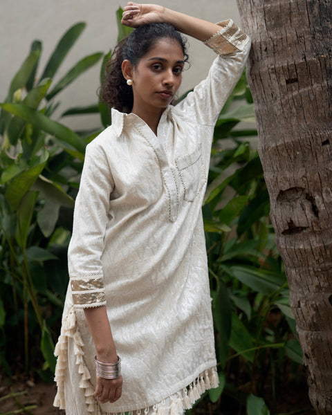 Boho Jacquard Pant Set