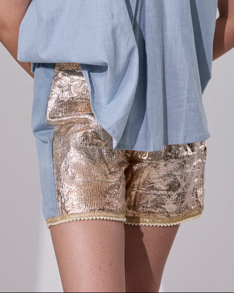 Gota Denim Shorts