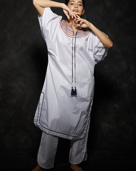White Kinkri Pant