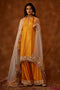 Tangerine Kurta Pant Set