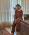 Bandhani Rosetta Top and Salwar Set