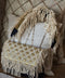 Gota Denim Baguette Bag