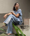 Deep Sea Tassel Pants