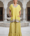 Silver Dash - Short Kurta and Sharara Set