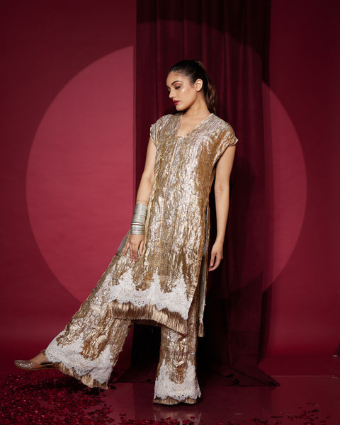 Lashkara Lace Kurta