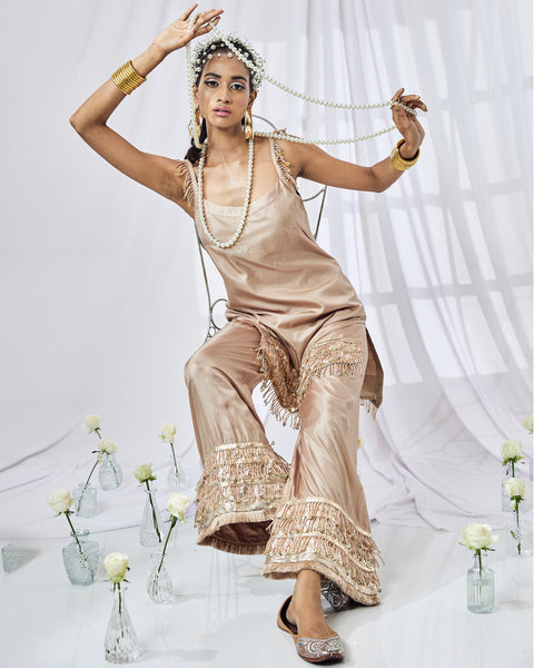 Soni Short Kurta with Soni Pants