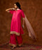Tangerine Pant Set with Soni Dupatta
