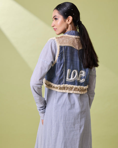 Denim Love Bolero