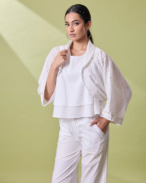 Fresh Eyelet Bolero