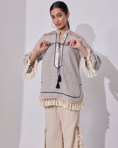 Stripped Kurta