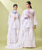Bloom White Sharara Set