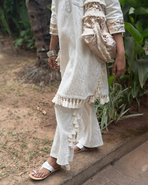 Boho Jacquard Pant Set