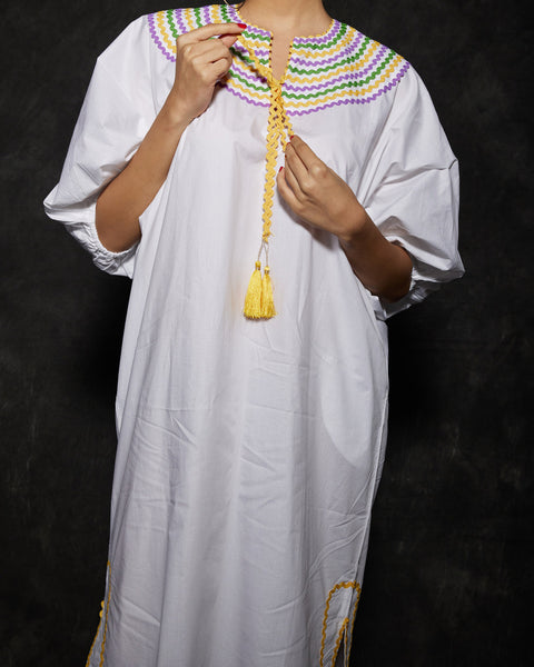 White Casablanca Dress