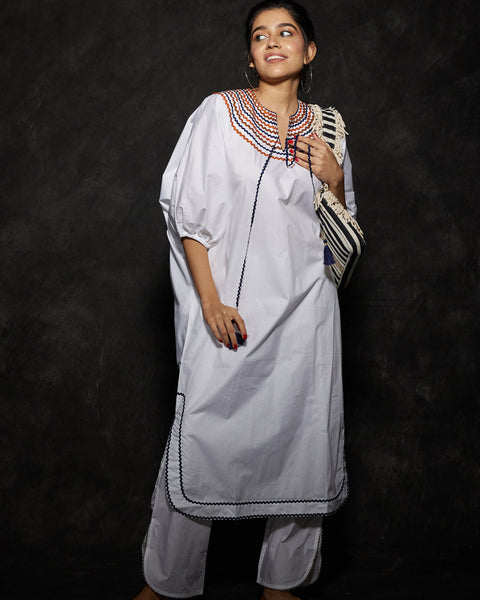 White Casablanca Dress