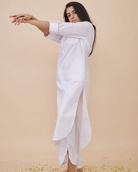 White Kinkri Pant