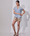 Iced Washed Shoulder Stripe Top