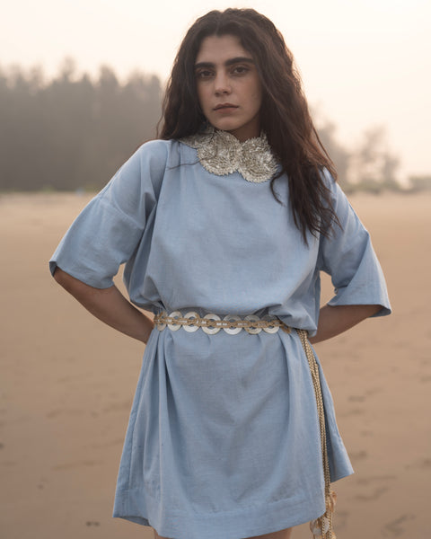 Iced Washed Rosetta Dress