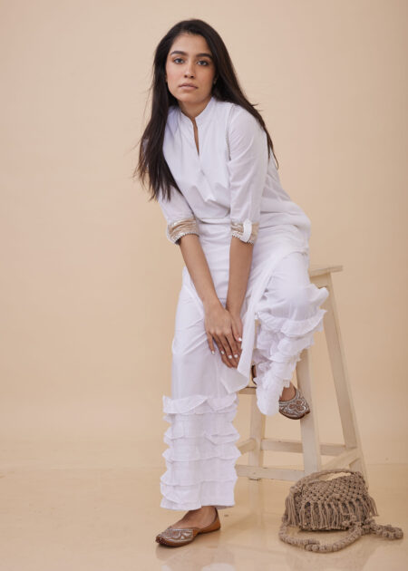 Sunday White Frida Pant