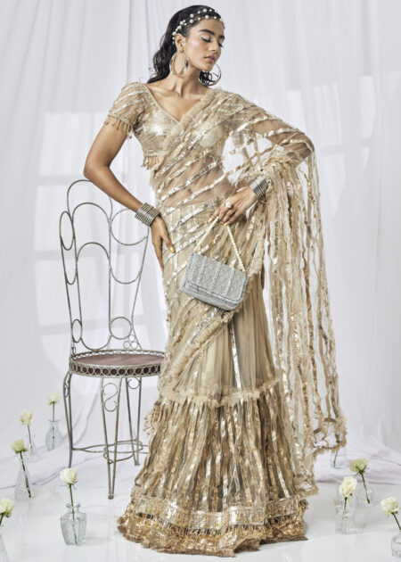Lehnga Saree and Blouse Set