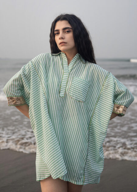 Grassy Stripe Dress
