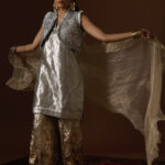 Stripe Ruffle Dupatta