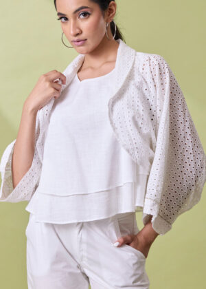 Fresh Eyelet Bolero