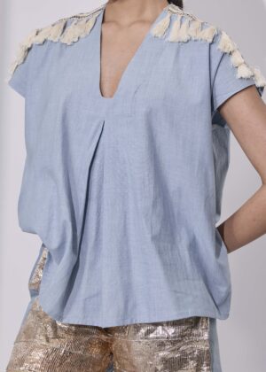 IB Shoulder Stripe Top