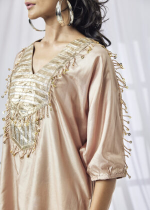 Silk Kaftaan Long Shirt
