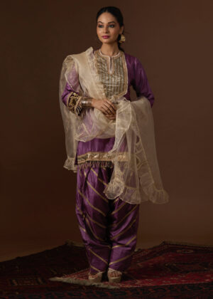 Stripe Ruffle Dupatta